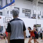 Aisling Counihan on the mark with a corner three