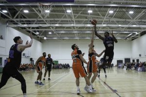 Iggy Hunte floats in a score