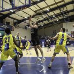 Warriors captain Eoin Quigley tips in