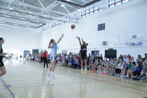 Priya O'Donovan nails a three pointer